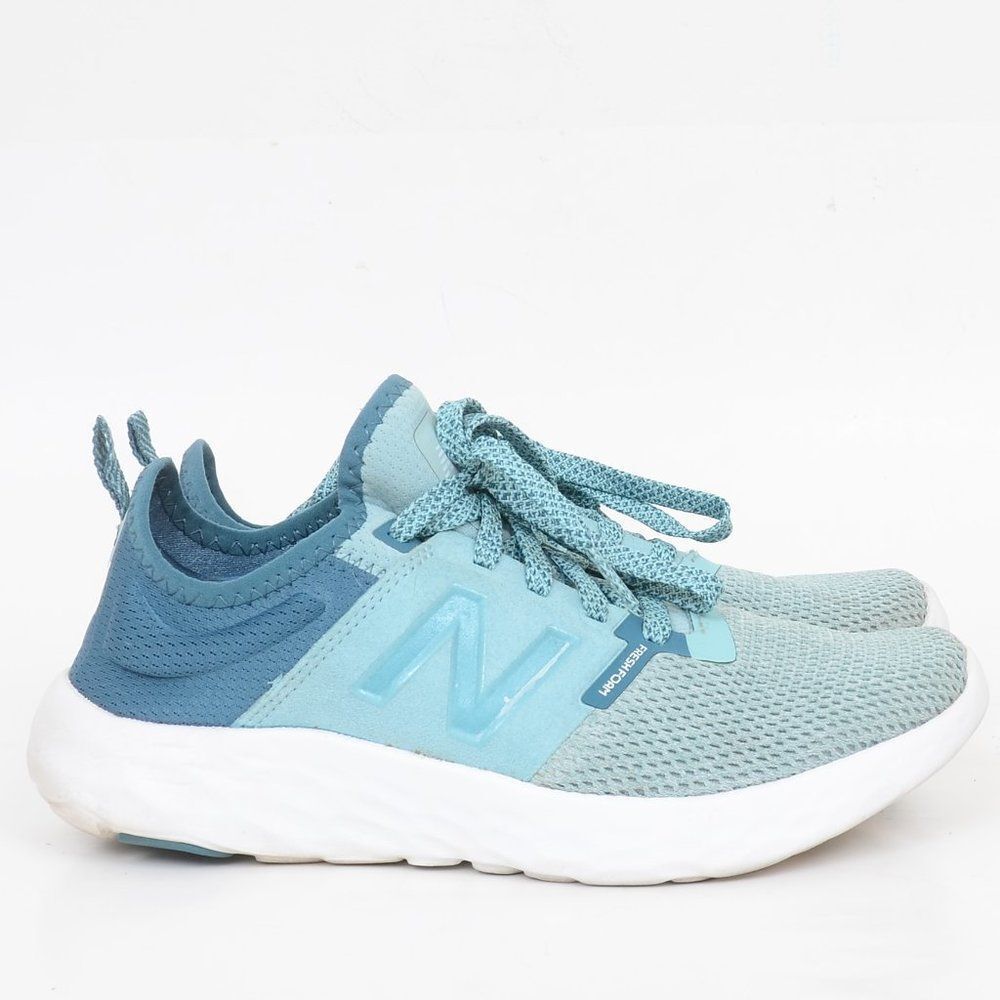New Balance Women's 8.5 WSPTSJ2 Sneaker Storm Blue/Jet Stream/White
